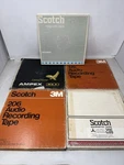 Lot Of Metal Aluminum Take Up Reels 1/4" Tape 10.5" - Ampex 3M /scotch. Fixed Price $85.00.