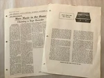 1962 Ampex Model 1260 Tape Recorder Equipment Reports. Fixed Price $14.95.