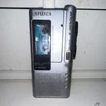Aiwa TP-M140 Microcassette Recorder Voice Activated Earphone External. Fixed Price $27.00.