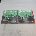 (2) Vtg Scotch 190-18 Magnetic Reel Tapes 3M Green Box Read Desc. Fixed Price $22.99.