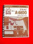 One New Copy Teac A-6100 Reel To Tape Deck Recorder Owner's Manual. Fixed Price $84.00.