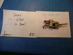 Sony TC-630 Reel Replacement Parts Sp Selector Switch # 9-514-520-11. Fixed Price $10.00.