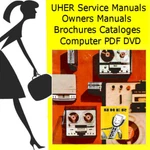 Uher Service & Owner Manuals Schematics Catalogs Brochures Hifi Computer Dvd. Fixed Price $12.97.