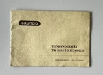 Grundig Tk 820/3D Tape Recorder German Owner Instruction Manual Guide. Fixed Price $10.69.