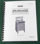Otari MTR-10II & MTR-12II Operation Maintenance Manual: W/11"X17" Foldouts. Fixed Price $41.70.