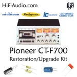 Pioneer CT-F700 Rebuild Restoration Recap Service Kit Repair Capacitor. Fixed Price $175.00.