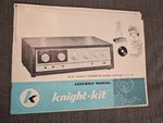 Allied Radio Knight-kit KX-60 50WATT Transistor Stereo Amplifier Assembly Manual. Fixed Price $18.00.