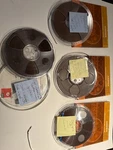 Lot Of Ampex 351 2400 Ft Reel Tapes 7" With Rock Music. Fixed Price $30.00.