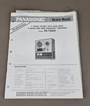 Panasonic Stereo Tape Deck RS-736US Service Manual D-4387. Fixed Price $150.00.