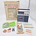 Vtg Crowncorder CTR-8750 Solid State Tape Recorder Made In Korea Cassette Tested. Fixed Price $64.60.