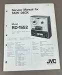 Jvc RD-1552 Service Manual D-1885. Fixed Price $125.00.