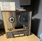 Teac A-4010SU Reel-to-reel Tape Recorder Automatic Reverse Stereo Amplifier. Fixed Price $450.00.