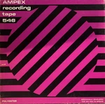Ampex 546 Slow Speed Oxide To Tape, Lp, 7" Reel, 1800 Ft. Fixed Price $10.95.