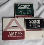 Ampex, Scotch 150 Magnetic Reel To - 1/4 1800 Lot 3 Used Tapes. Fixed Price $12.95.