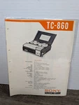 Sony TC-860 Reel To Tapecorder Service Manual Vintage Paperwork Original. Fixed Price $22.49.