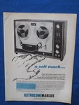 Astrocom Marlux 407 Reel Magazine Ad Audio October 1969. Fixed Price $9.85.