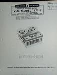 Voice Of Music 1471-1 Reel To Service Manual. Fixed Price $29.99.