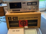 Kenwood KX-630 Stereo Cassette Tape Deck For Repair-original Owner. Fixed Price $75.00.