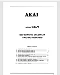 Akai GX-210D Reel To Service Manual 61 Pages Comb Bound Gloss Cover. Fixed Price $23.99.