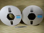 Ampex 456 10.5" Diameter 2" Wide Recording Tape Reels (2) Only No Boxes. Fixed Price $50.00.