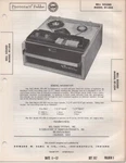 1957 Bell Sound RT-204 Reel Service Manual Photofact Schematic Tape. Fixed Price $8.99.