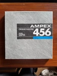 Used Ampex 456 Grandmaster 1/2 2,500 Recording Tape, 10.5" With Reel. Fixed Price $50.00.