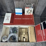 Vtg Ampex Recorder Accessory Kit Reel To Tape Splicer 805 Demagnitizer 820. Fixed Price $80.99.