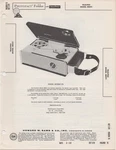 1962 Telectro MR511 Tape Recorder Service Manual Repair Photofact. Fixed Price $8.99.