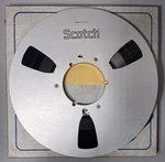 Scotch Magnetic Tape 1/4" 10.5" Metal Reel To Full 90'S Rock. Fixed Price $59.99.