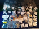Huge Lot Panasonic Sony Denon & Tascam Etc. Parts Springs Gears Buttons Nos. Fixed Price $125.00.