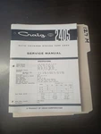 Craig 2405 Service Manual Original Repair Book Auto Reverse Stereo Tape Deck. Fixed Price $49.99.