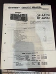 Sharp GF-A2(D) GF-A2(S) GF-A2D GF-A2S GFA2 Service Manual *original*. Fixed Price $18.99.