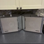 Vintage Set Of Akai SS-50 Angled Suitcase Speakers Audio Mechanical. Fixed Price $199.95.