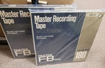 Two Fuji Master Rec Back Coated 180 Min Reel To FB-151-1110 * Sealed Japan. Fixed Price $190.00.