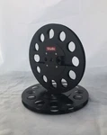 One Pair New 7" Anodized Aluminum Metal To Reels Black. Fixed Price $81.95.