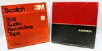 Lot Of Ampex 631 1/4" X1200' 7" Scotch 209 Audio Recording Tape 1800'. Fixed Price $16.37.