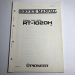 Pioneer RT-1020H Tape Deck Service Manual Original 1974 82 Pages. Fixed Price $38.00.