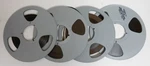 Lot Of Grey 10 1/2IN Polyline Plastic Reels For 1/4IN Tape + Free Used. Fixed Price $47.50.