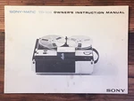 Sony TC-104 Tape Player Owner / User Manual *original*. Fixed Price $19.97.