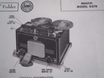 Masco D37R Tape Recorder Photofact. Fixed Price $6.50.
