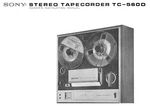 Sony TC-560D Tape Deck Owners Manual. Fixed Price $22.24.