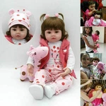 18" Realistic Reborn Dolls Silicone Vinyl Newborn Baby Girl Handmade Gift. Fixed Price $39.82.