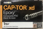 Starborn Cap-tor Xd Composite Deck Screws 2-3/4" Havana Gold Epoxy Coated 350PCS. Fixed Price $29.95.
