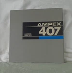 Ampex 407 To Pro Mastering Audio Tape 1/4" 3600' 10.5" Metal Reel Nab Hub. Fixed Price $42.99.