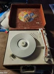 Vintage Vanity Fair Country Western Sing Along Phonograph Record Player-works. Fixed Price $24.00.