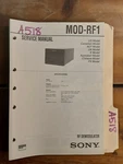 Sony MOD-RF1 Service Manual Original Repair Book Stereo Demodulator. Fixed Price $24.99.