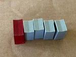 Set Of Vintage Pushbutton Knobs For Pentron XP-60 Reel-to-reel Rectangle 1959. Fixed Price $20.00.
