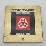 Vintage Tdk 3600-SD 10.5" Reel-to-reel Super Dynamic Tape Gold Japan Audio. Fixed Price $43.74.