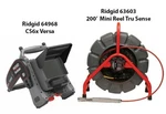 Ridgid 200' Mini Reel With Tru Sense (63633) CS6X Versa (64968). Fixed Price $10771.21.