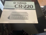 Original Yamaha CR-220 Stereo Receiver 19 Pages / Excellent Cond.. Fixed Price $25.00.